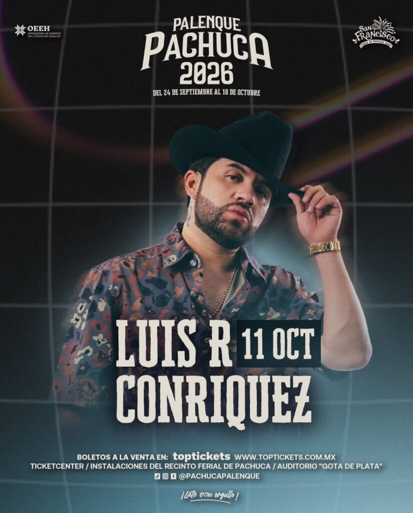 boletos luis r conriquez palenque pachuca 2026