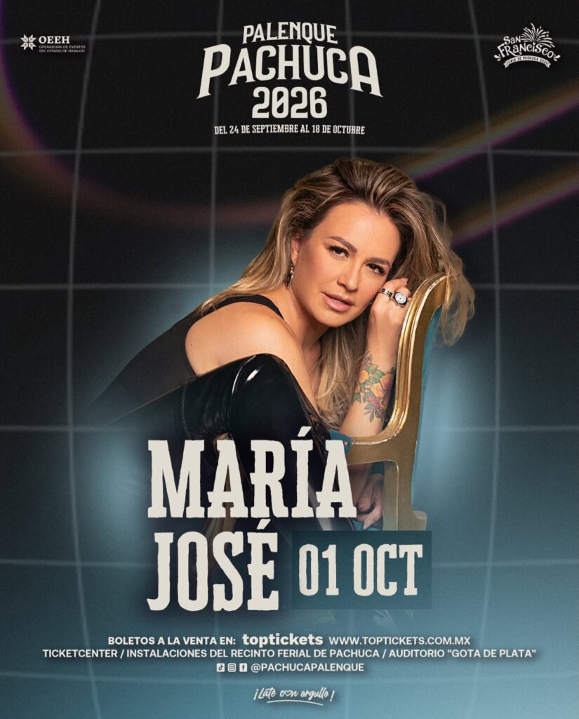 boletos maría josé palenque pachuca 2026