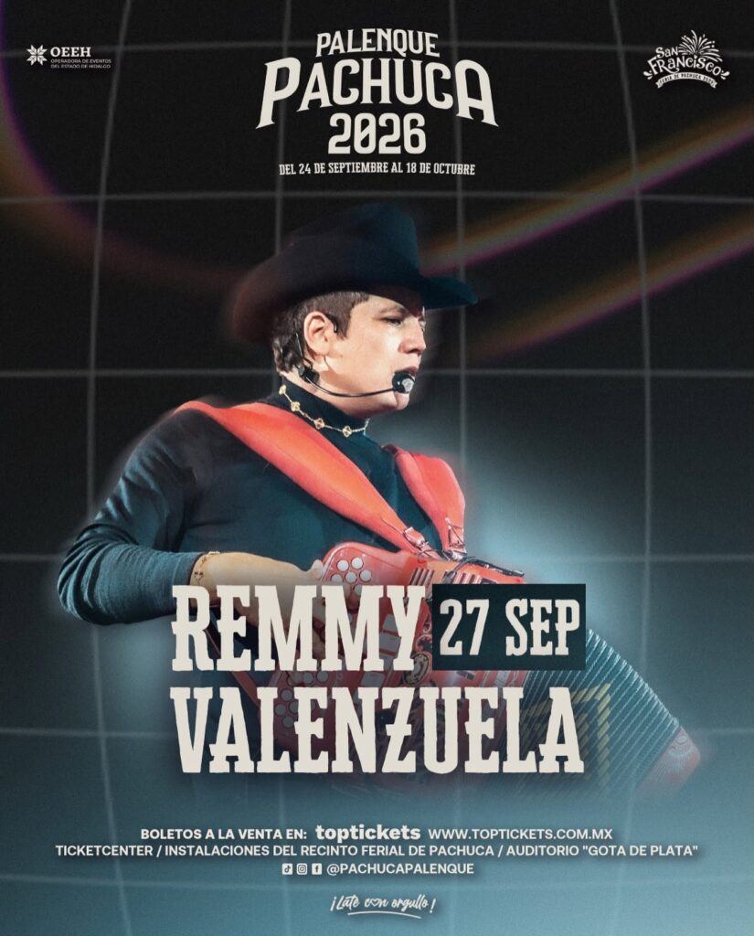 boletos remmy valenzuela palenque pachuca 2026