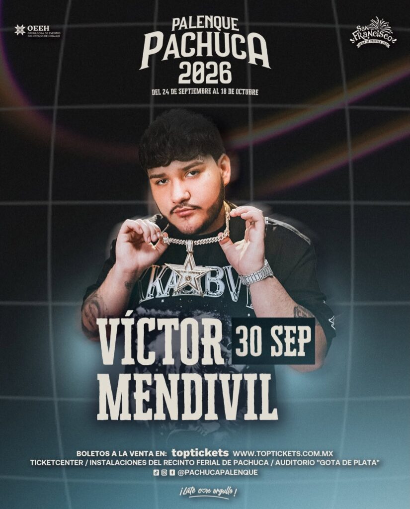 boletos victor mendivil palenque pachuca 2026