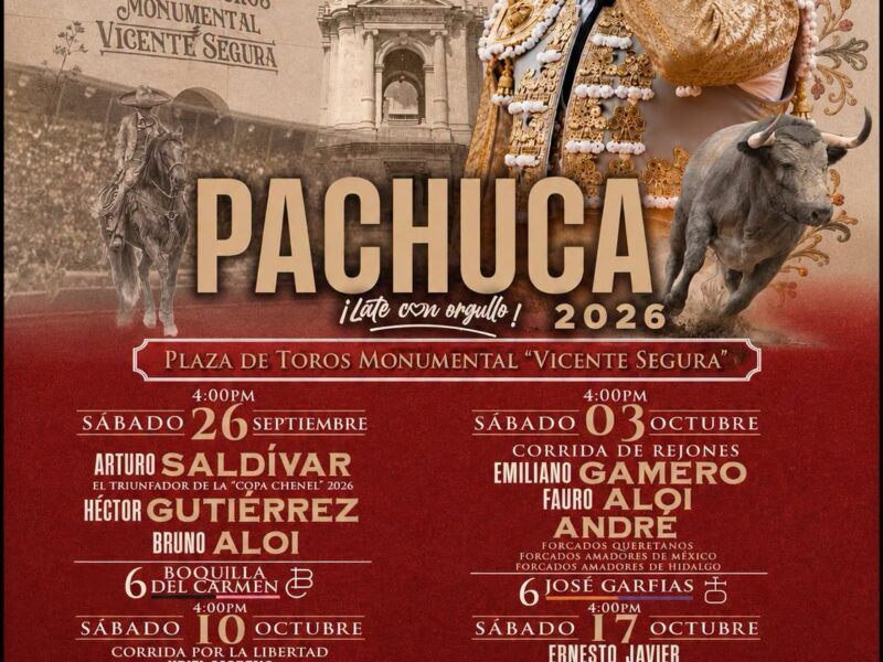 corrida de toros feria pahuca 2026